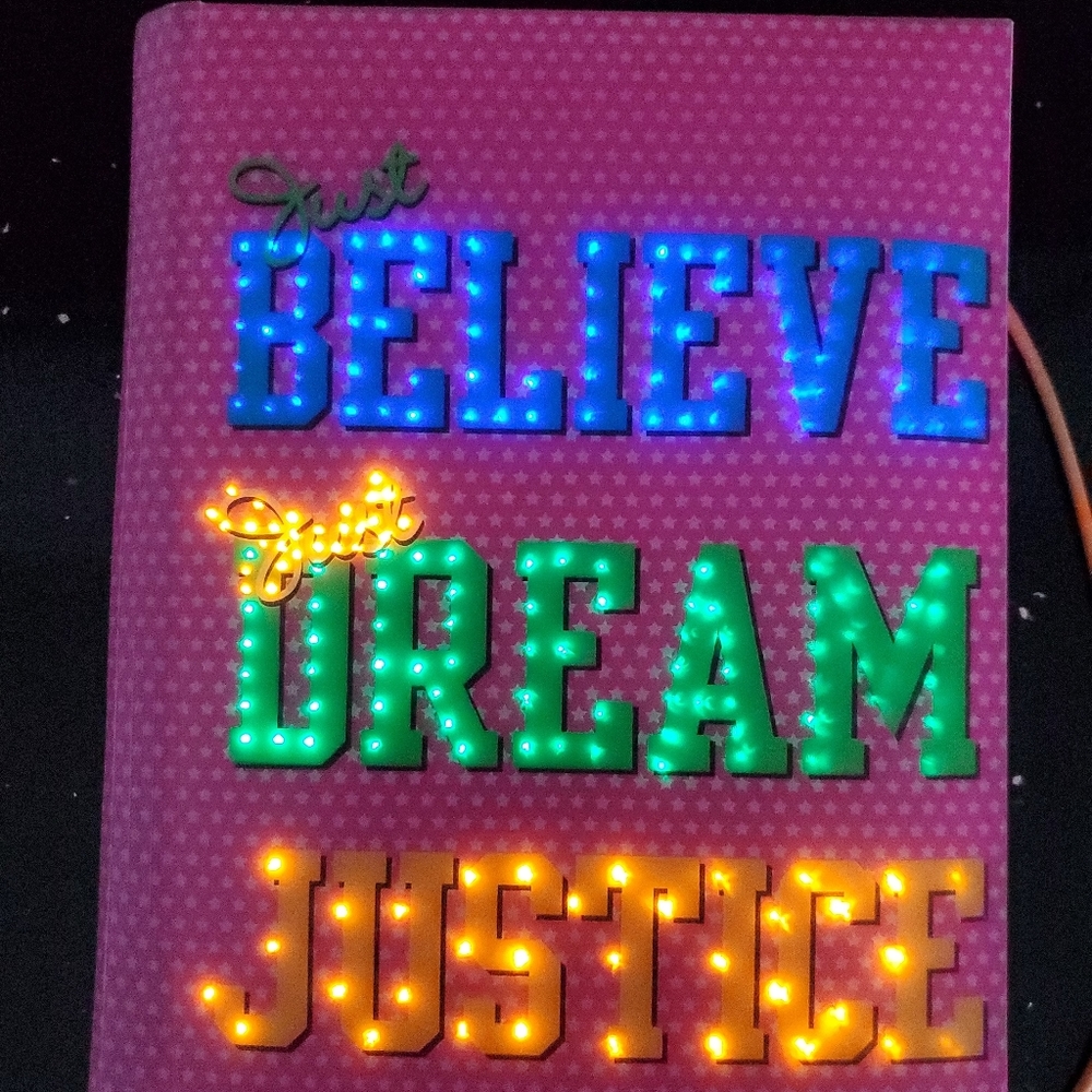Light up journal